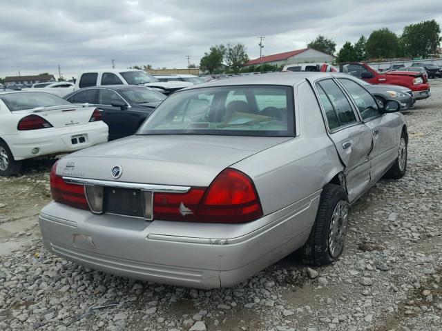 2MEFM74W04X632590 - 2004 MERCURY GRAND MARQ GRAY photo 4