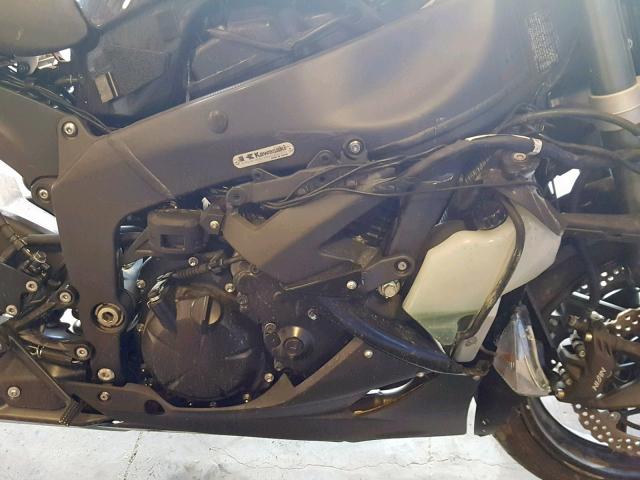 JKAZX4R1X9A010753 - 2009 KAWASAKI ZX600 R BLACK photo 7