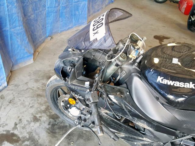 JKAZX4R1X9A010753 - 2009 KAWASAKI ZX600 R BLACK photo 9