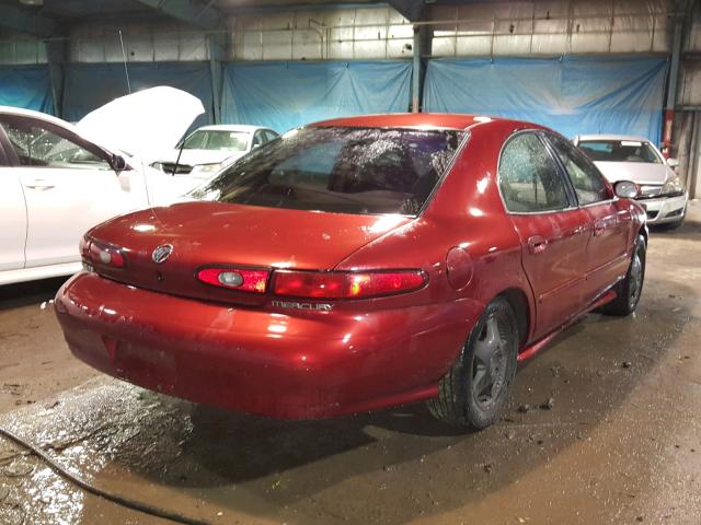 1MELM50U5TG611816 - 1996 MERCURY SABLE GS RED photo 4