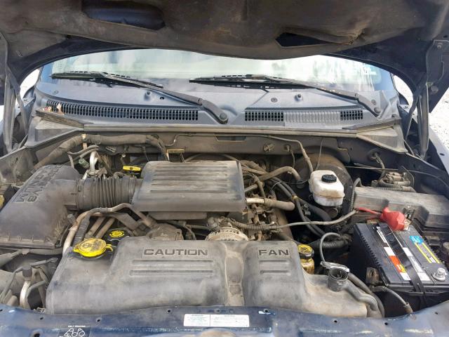 1B4HR28N01F581158 - 2001 DODGE DURANGO BLUE photo 7