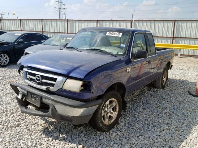 4F4YR16U91TM01837 - 2001 MAZDA B3000 CAB BLUE photo 2