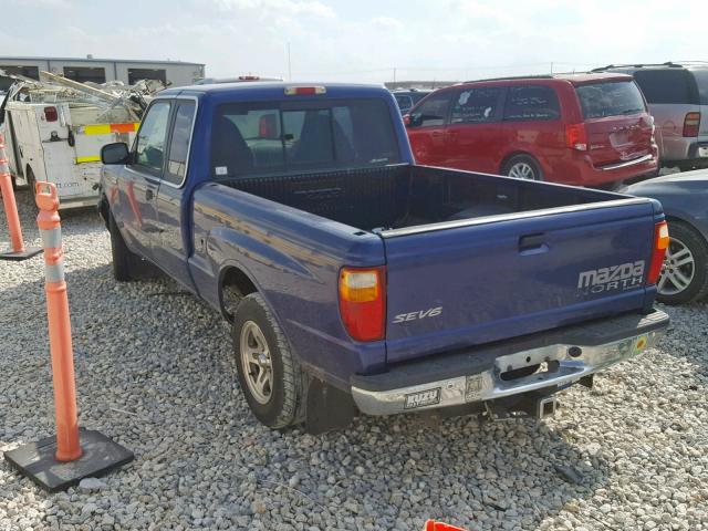 4F4YR16U91TM01837 - 2001 MAZDA B3000 CAB BLUE photo 3