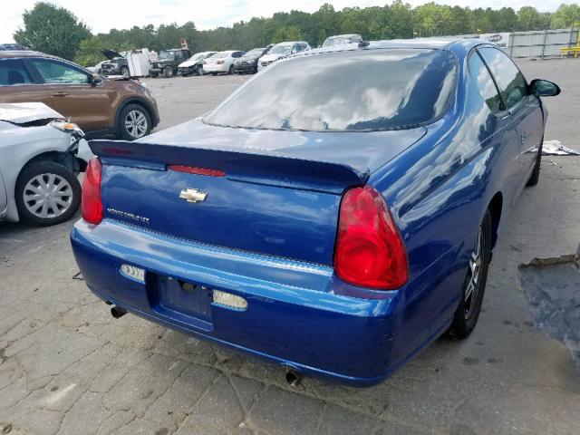 2G1WN161969257392 - 2006 CHEVROLET MONTE CARL ლურჯი ფოტო 4