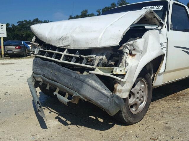 1B7FL26G2SW952113 - 1995 DODGE DAKOTA WHITE photo 10