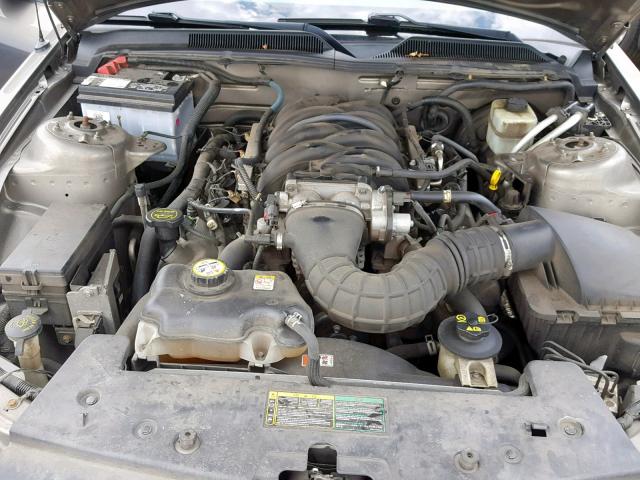 1ZVHT82H355226164 - 2005 FORD MUSTANG GT GRAY photo 7