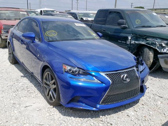 JTHBA1D25G5007304 - 2016 LEXUS IS 200T BLUE photo 1