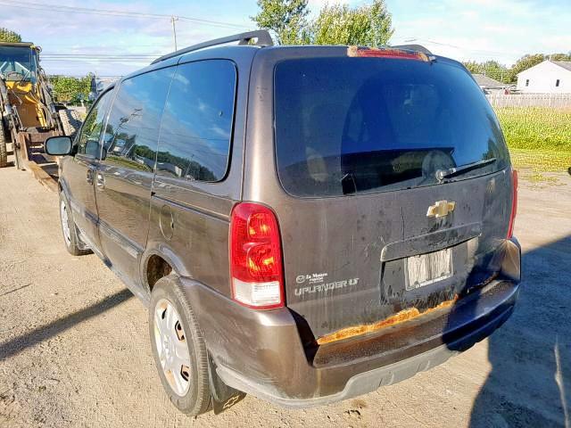 1GNDU33119D112427 - 2009 CHEVROLET UPLANDER L BROWN photo 3