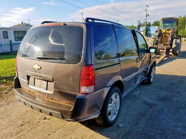 1GNDU33119D112427 - 2009 CHEVROLET UPLANDER L BROWN photo 4