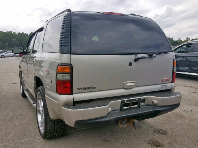 1GKEK63U04J290570 - 2004 GMC YUKON DENA TAN photo 3