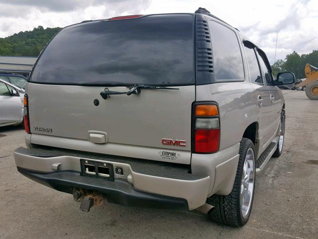 1GKEK63U04J290570 - 2004 GMC YUKON DENA TAN photo 4