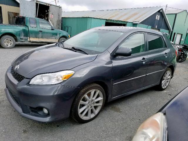 2T1ME4EE1DC007095 - 2013 TOYOTA MATRIX XRS GRAY photo 2