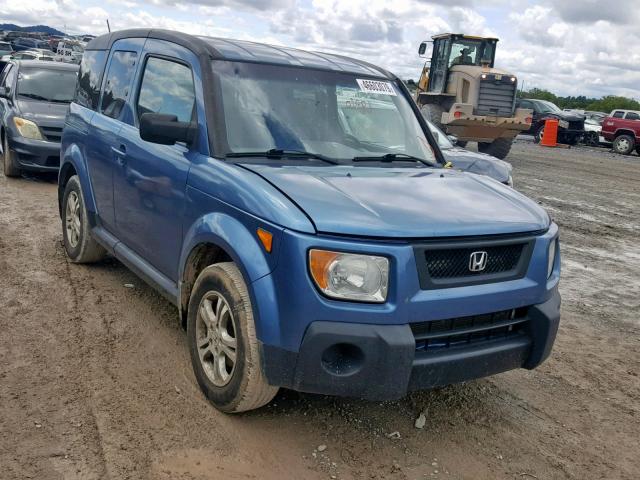 5J6YH187X6L010300 - 2006 HONDA ELEMENT EX BLUE photo 1