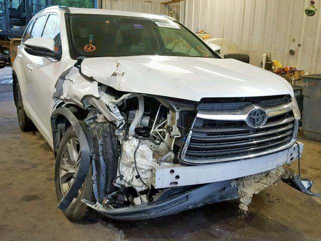 5TDJKRFHXFS113945 - 2015 TOYOTA HIGHLANDER WHITE photo 1