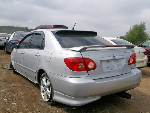 2T1BY32E95C319986 - 2005 TOYOTA COROLLA XR 银色 照片 3