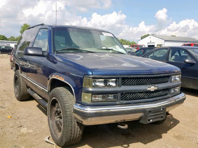 1GNEK18K8SJ396016 - 1995 CHEVROLET TAHOE K150 BLUE photo 1