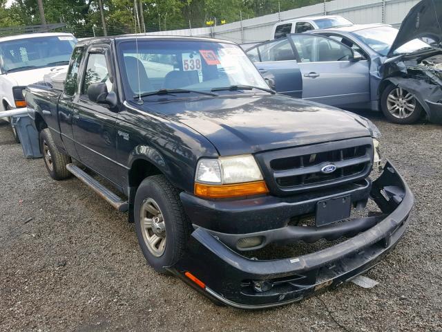 1FTYR14V4YTA07404 - 2000 FORD RANGER SUP BLACK photo 1