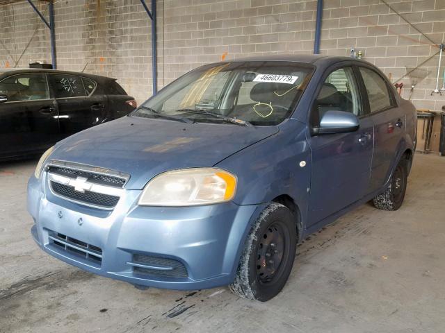 KL1TD56657B108369 - 2007 CHEVROLET AVEO BASE 蓝色 照片 2