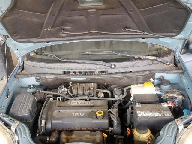 KL1TD56657B108369 - 2007 CHEVROLET AVEO BASE 蓝色 照片 7