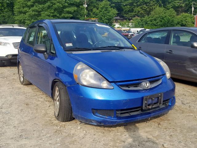 JHMGD38648S000594 - 2008 HONDA FIT SPORT BLUE photo 1