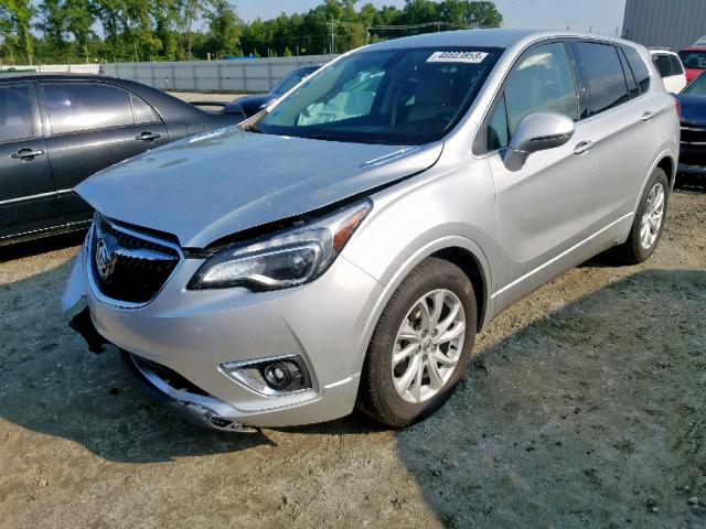 LRBFXBSA3KD009115 - 2019 BUICK ENVISION P SILVER photo 2