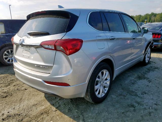 LRBFXBSA3KD009115 - 2019 BUICK ENVISION P SILVER photo 4