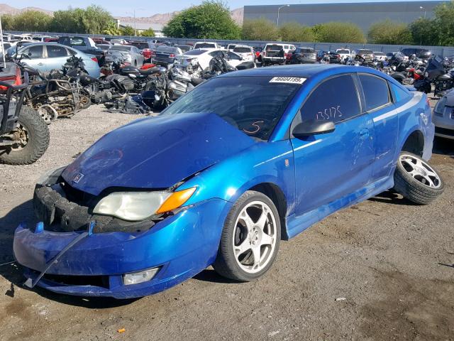 1G8AV12F44Z166255 - 2004 SATURN ION LEVEL BLUE photo 2