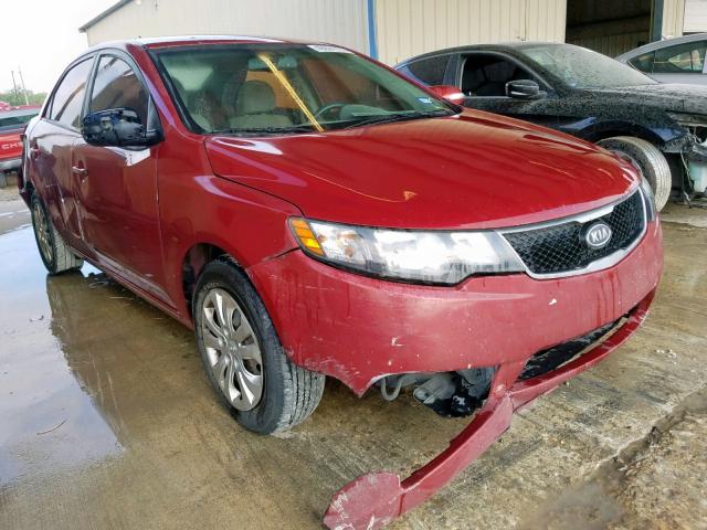 KNAFU4A24A5850835 - 2010 KIA FORTE EX MAROON photo 1