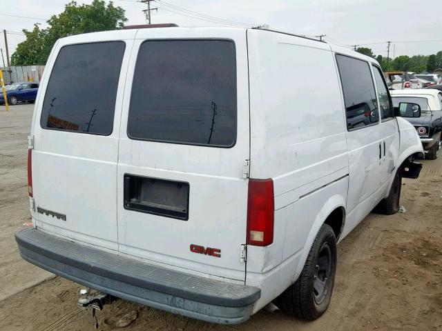 1GTDM19W81B520407 - 2001 GMC SAFARI XT WHITE photo 4