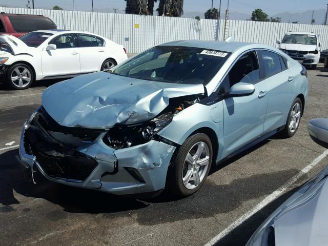 1G1RC6S54JU114824 - 2018 CHEVROLET VOLT LT GREEN photo 2