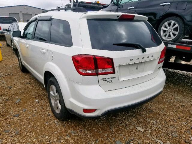 3D4PG1FG8BT551967 - 2011 DODGE JOURNEY MA WHITE photo 3