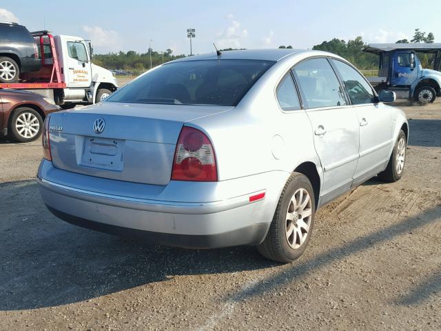 WVWPD63BX2P179211 - 2002 VOLKSWAGEN PASSAT GLS BLUE photo 4