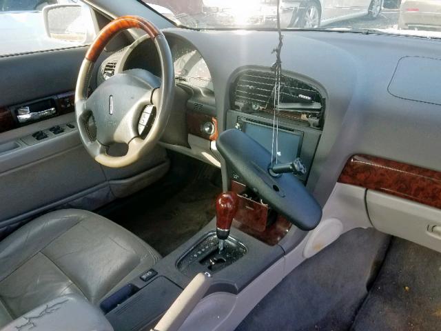 1LNHM86S9YY910205 - 2000 LINCOLN LS ვერცხლისფერი ფოტო 9