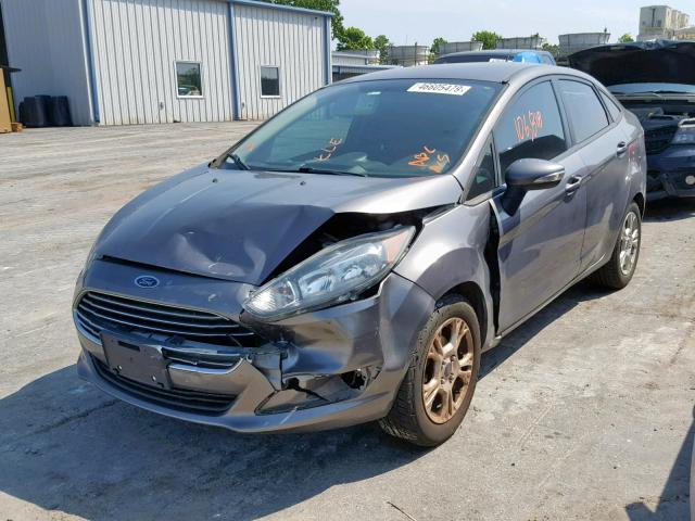 3FADP4BJ8EM221009 - 2014 FORD FIESTA SE GRAY photo 2