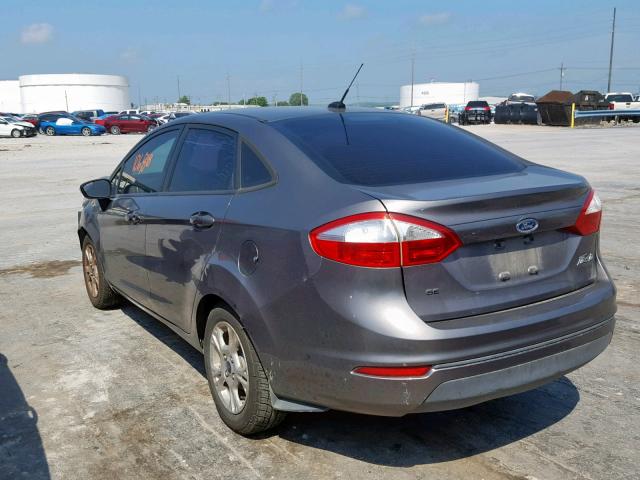 3FADP4BJ8EM221009 - 2014 FORD FIESTA SE GRAY photo 3