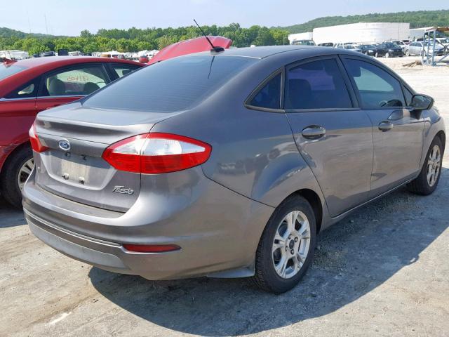 3FADP4BJ8EM221009 - 2014 FORD FIESTA SE GRAY photo 4