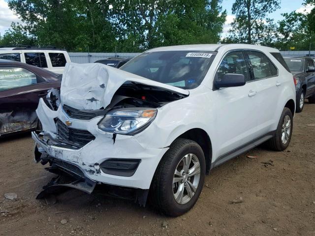 2GNALBEK4H1578224 - 2017 CHEVROLET EQUINOX LS WHITE photo 2