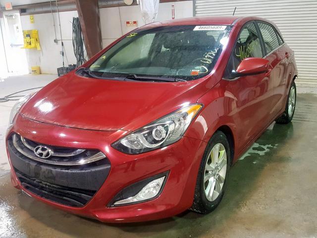 KMHD35LH4EU177590 - 2014 HYUNDAI ELANTRA GT RED photo 2