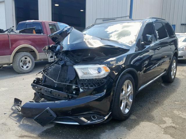 1C4SDHDT2EC411065 - 2014 DODGE DURANGO LI BLACK photo 2