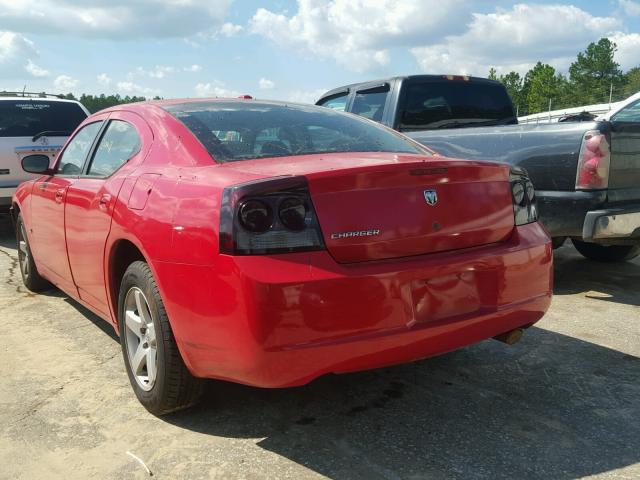 2B3KA33V99H595178 - 2009 DODGE CHARGER SX RED photo 3