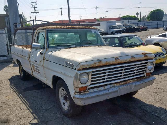 000000F25YRB49318 - 1967 FORD F-250 WHITE photo 1