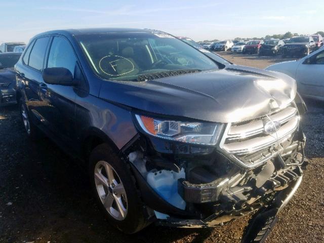 2FMPK3G92GBB30302 - 2016 FORD EDGE SE GRAY photo 1