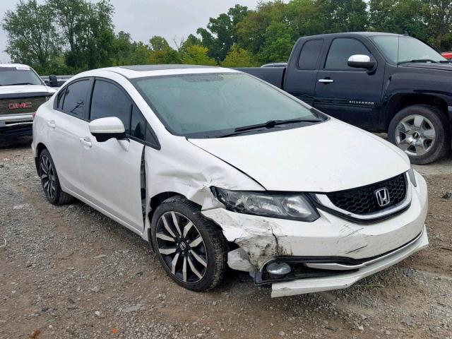 19XFB2F95FE055498 - 2015 HONDA CIVIC EXL 白色 照片 1