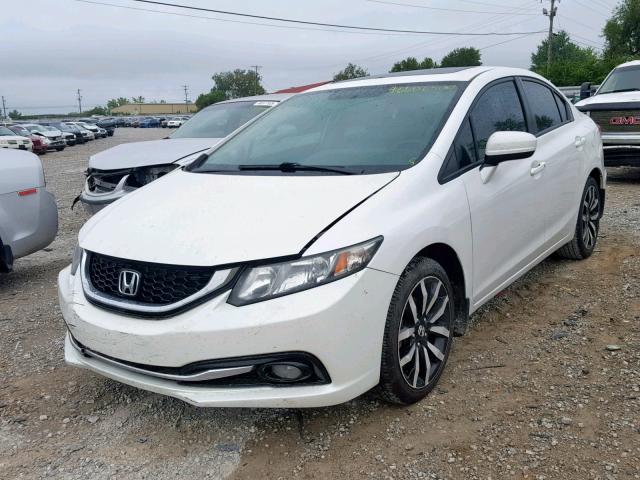 19XFB2F95FE055498 - 2015 HONDA CIVIC EXL 白色 照片 2