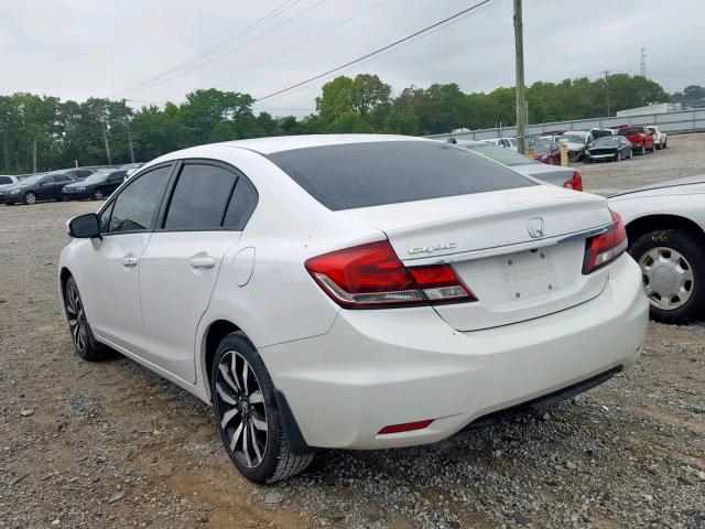 19XFB2F95FE055498 - 2015 HONDA CIVIC EXL 白色 照片 3