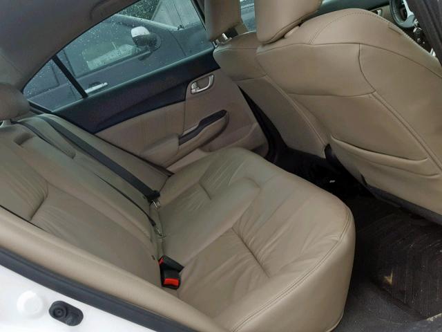 19XFB2F95FE055498 - 2015 HONDA CIVIC EXL 白色 照片 6