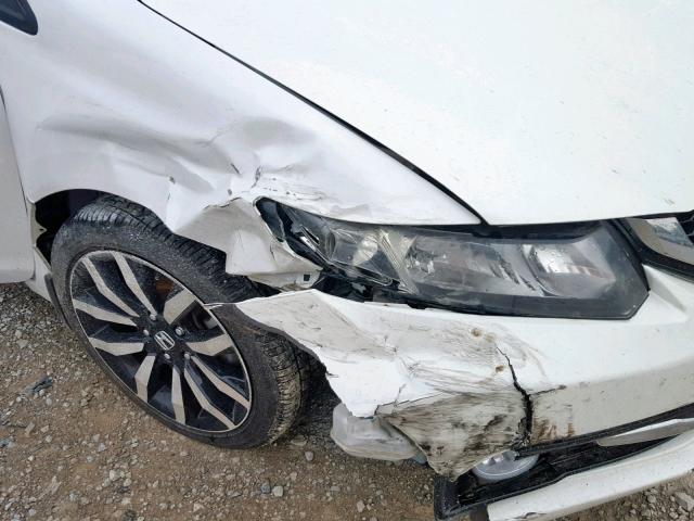 19XFB2F95FE055498 - 2015 HONDA CIVIC EXL 白色 照片 9