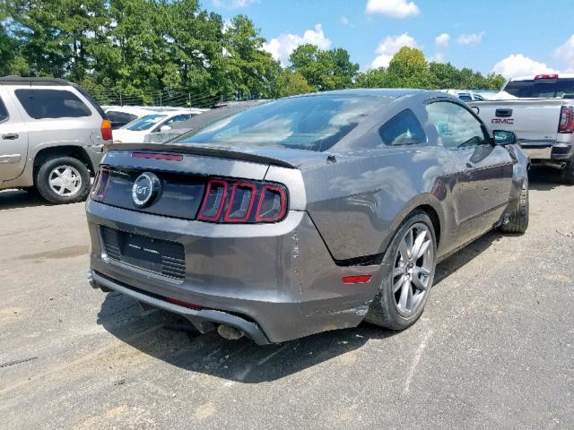 1ZVBP8CF7D5252644 - 2013 FORD MUSTANG GT GRAY photo 4