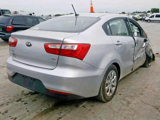 KNADM4A36H6028042 - 2017 KIA RIO LX WHITE photo 4