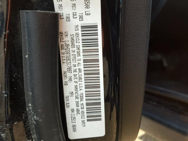 1J8HG58T69C517897 - 2009 JEEP COMMANDER Qara foto 10